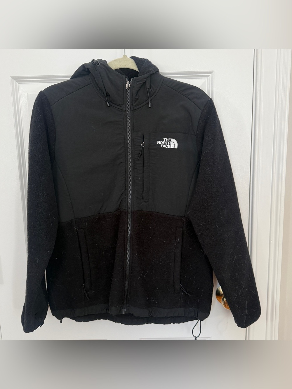 The North Face Denali Black Hooded Fleece Jacket Women’s M new